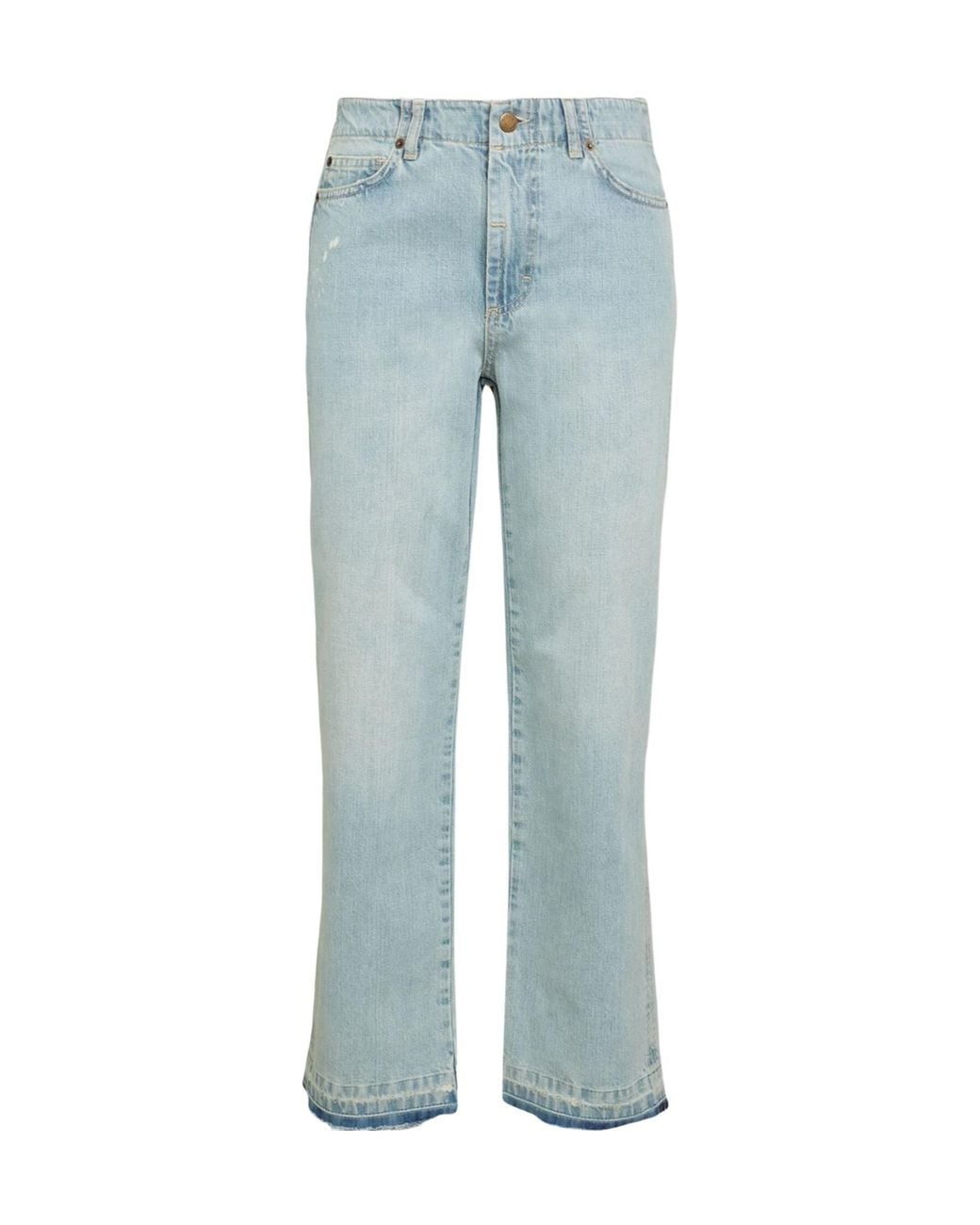 MAX&Co. Blue Straight-Leg Jeans