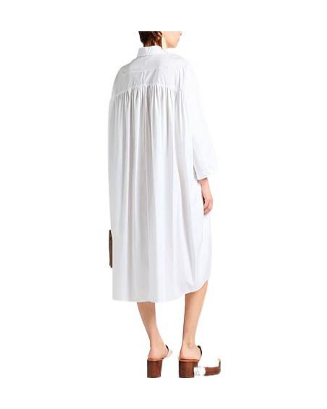 Marni White Midi Dress Cotton