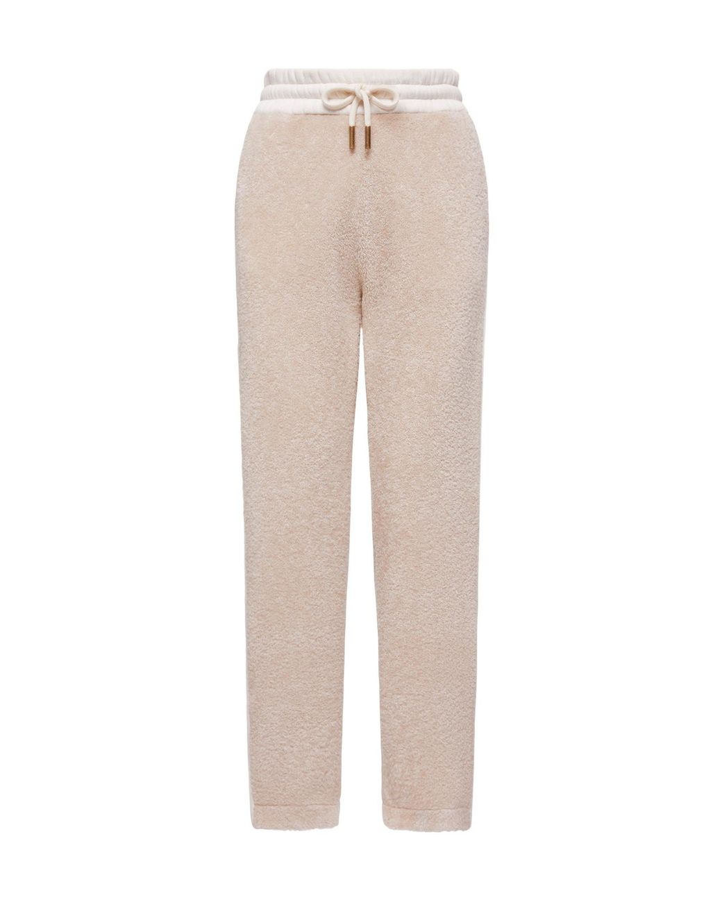 Moncler Natural Teddy Track Pants