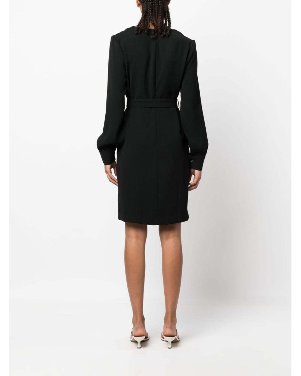 P.A.R.O.S.H. Black Short Dresses