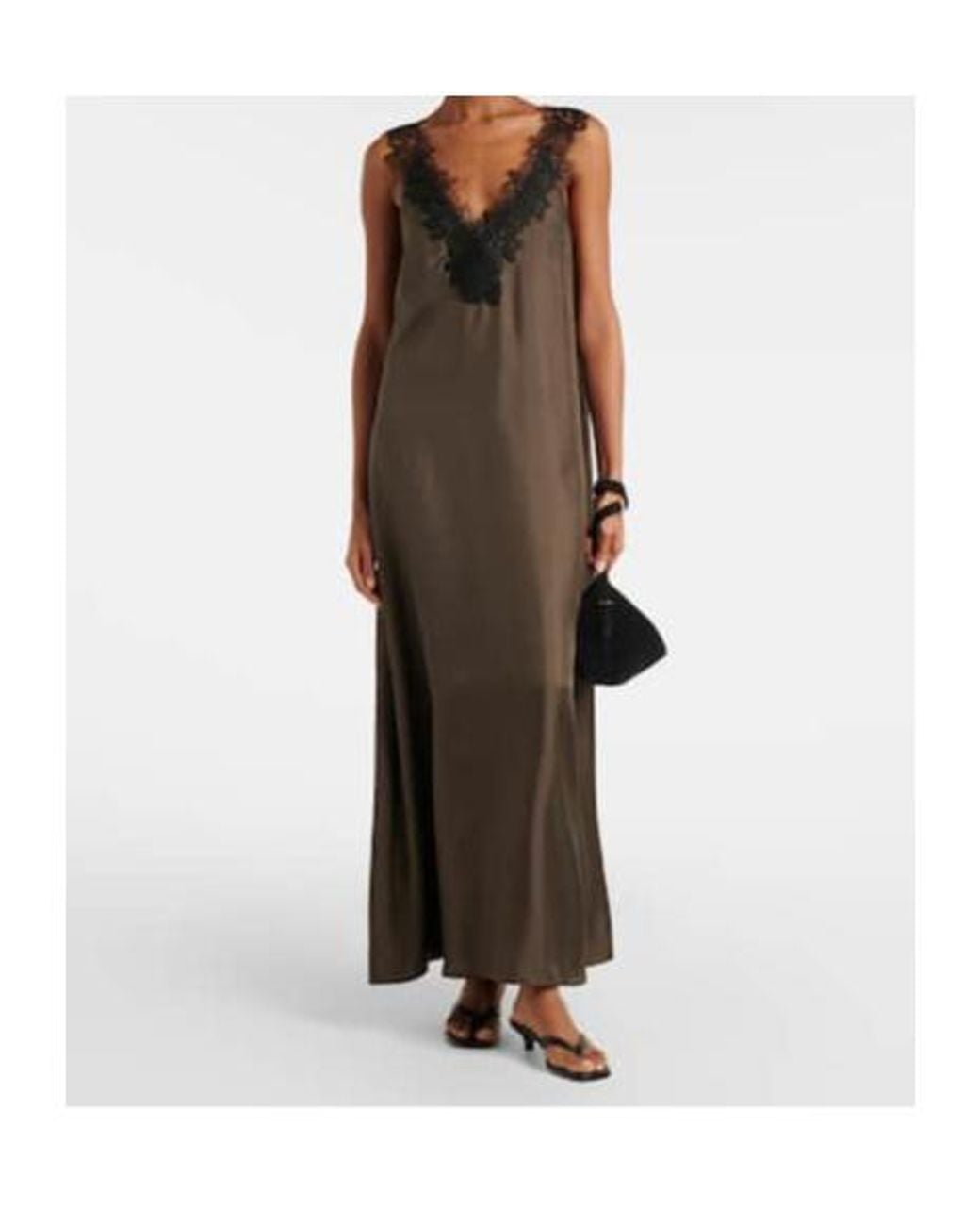 Rohe Brown Lace Dress