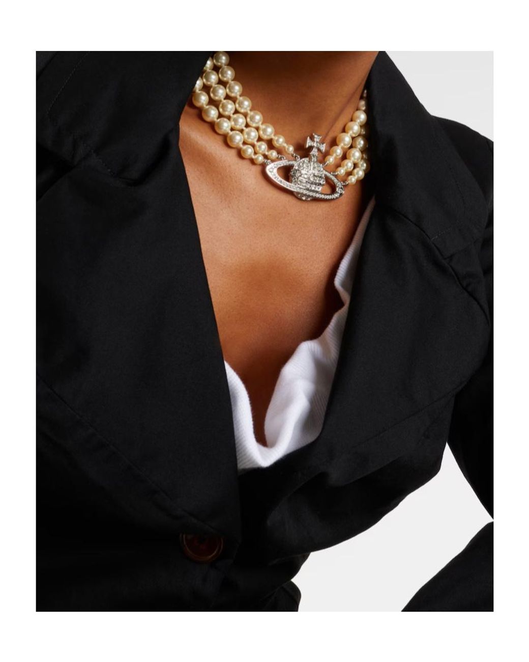 Vivienne Westwood Metallic Embellished Choker