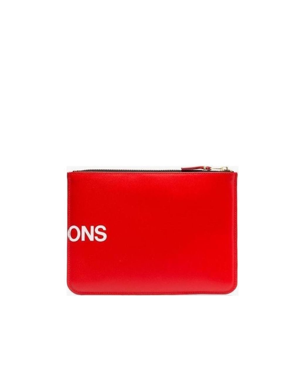 Comme des Garçons Red Comme Des Garçons Wallet Cdg Huge Logo Wallet for men