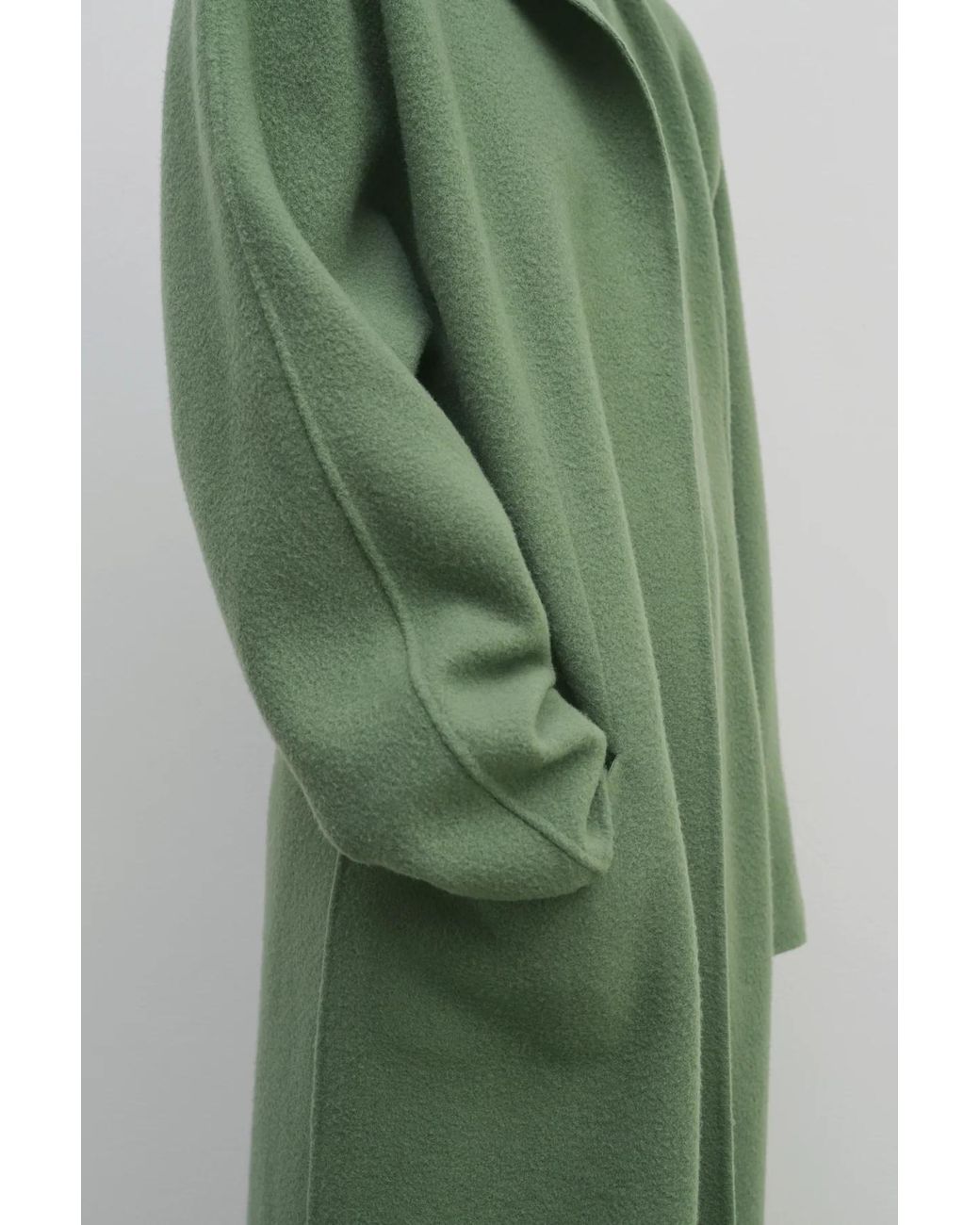 The Row Green Priske Cashmere Coat