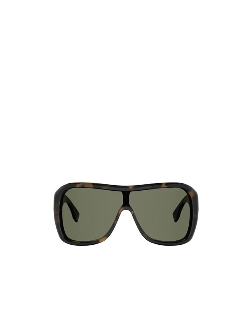 Fendi Green Eyewear Pilot Frame Sunglasses