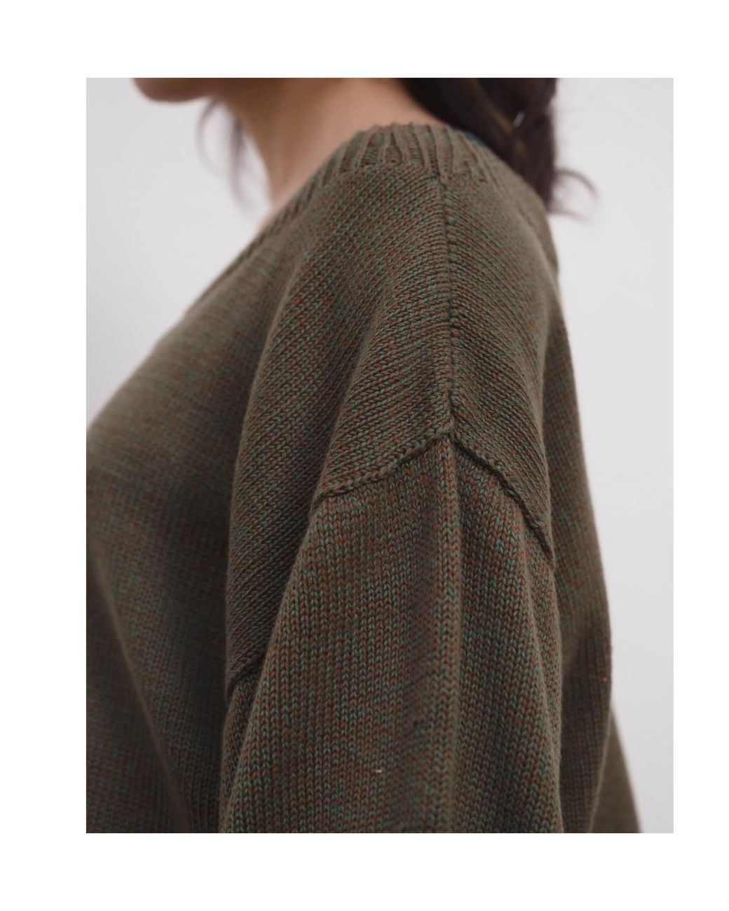 Baserange Green Long-Sleeved Knitwear