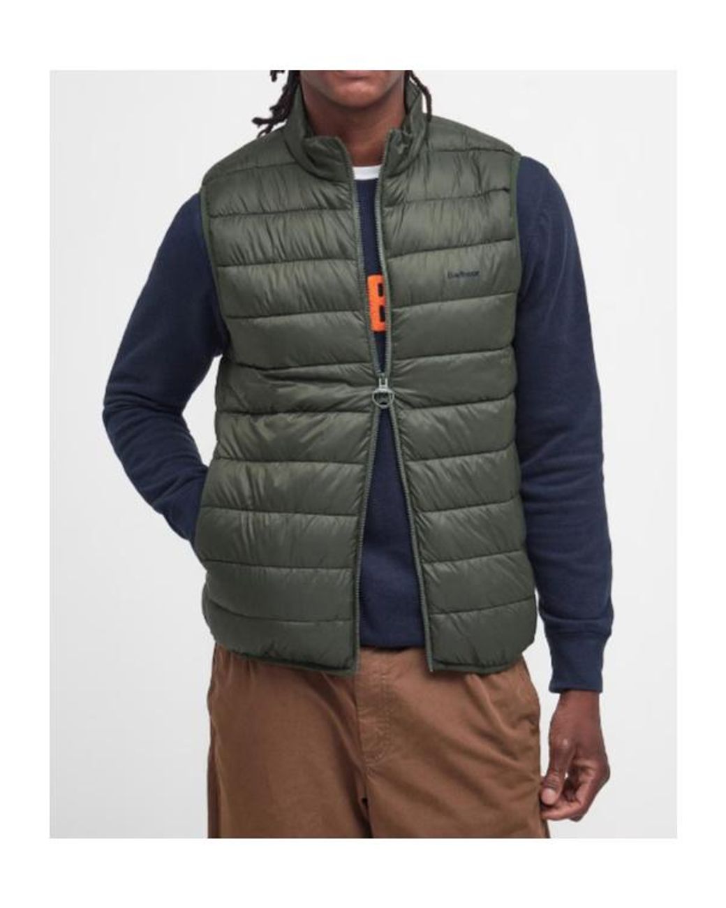 Barbour Green Bretby Padded Gilet for men