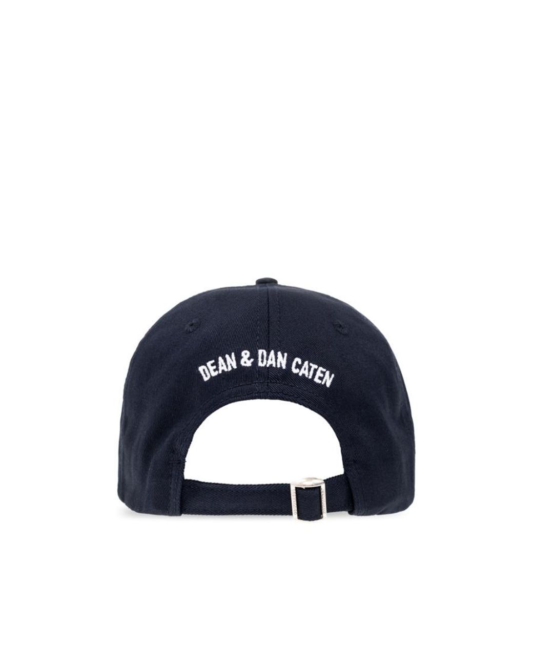 DSquared² Black Logo Embroidered Baseball Cap for men