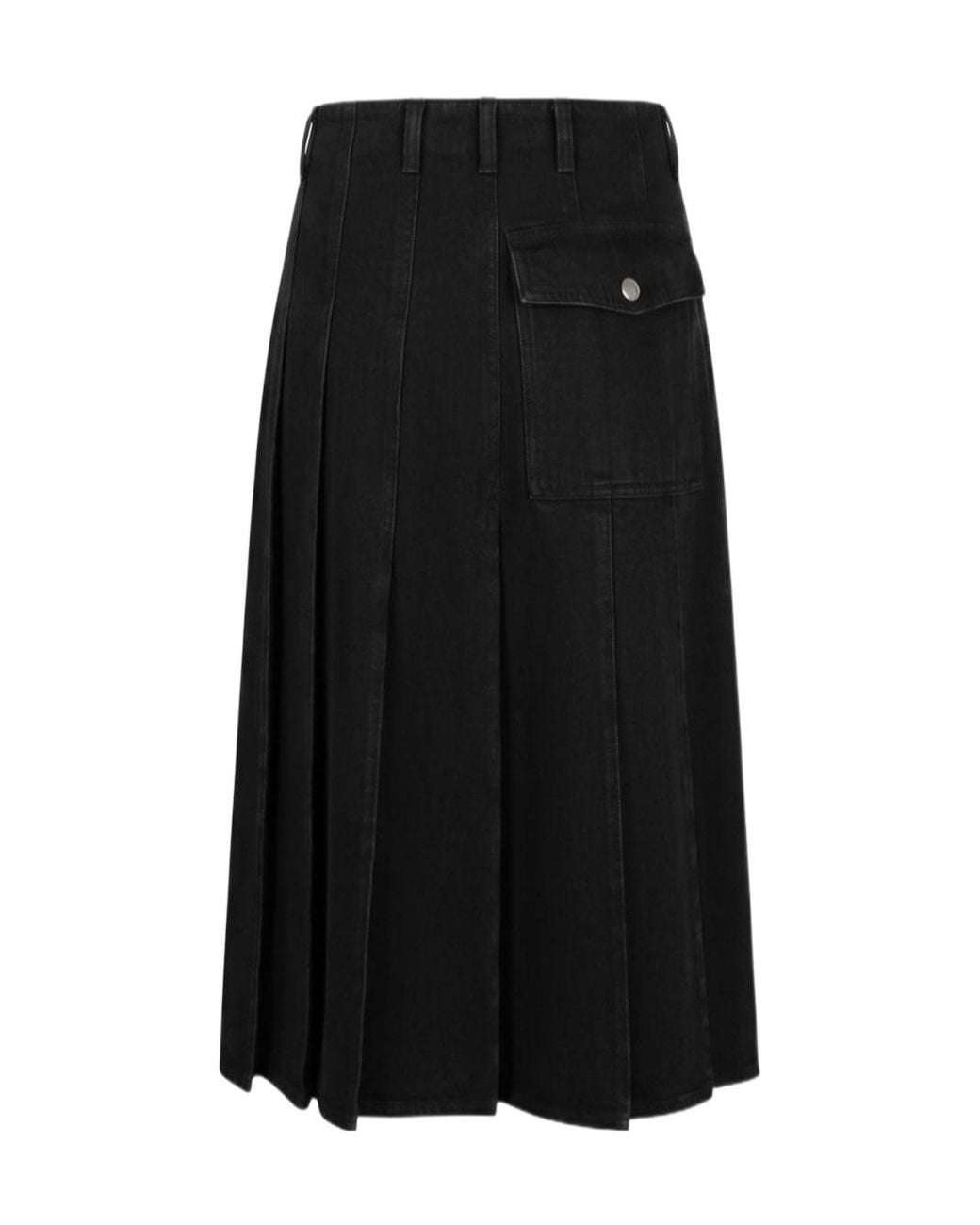 Marni Black Pleated Skirt