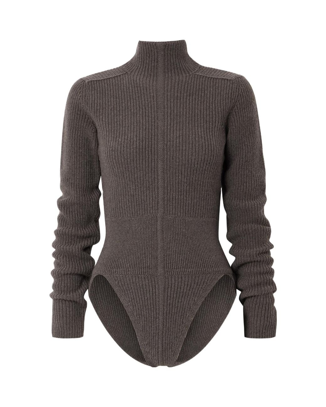 Rick Owens Gray Long-Sleeved Jumpsuit