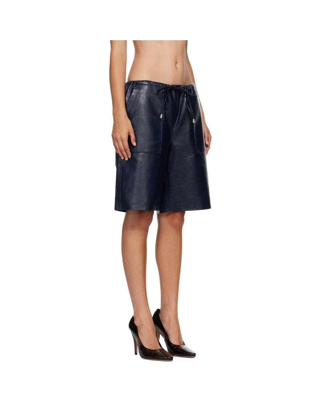 Rag & Bone Blue Drawstring Shorts