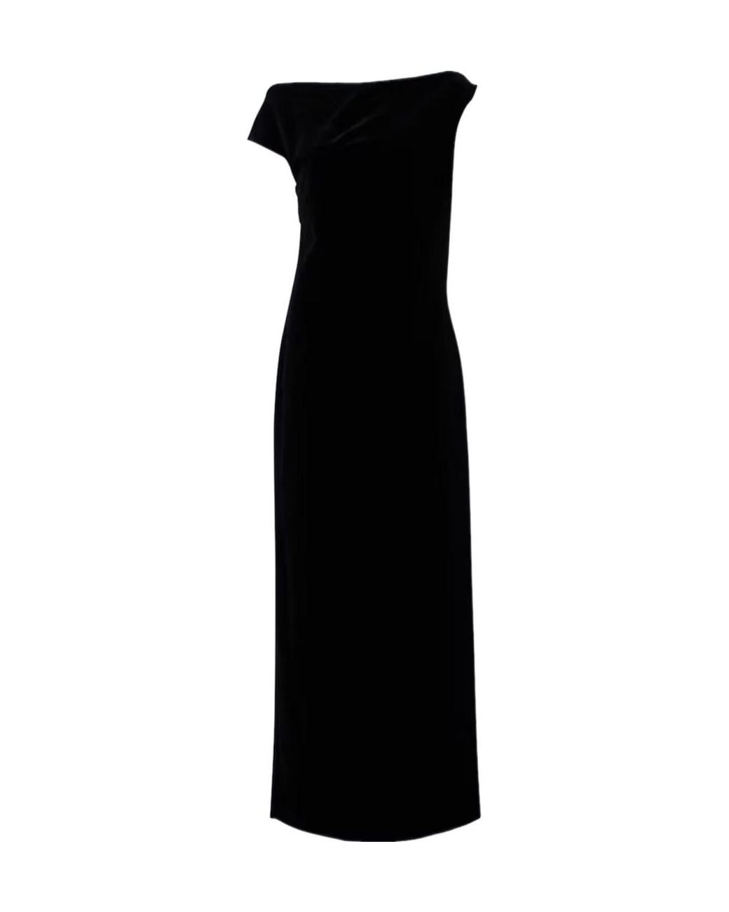 Rohe Black Long Velvet Gown