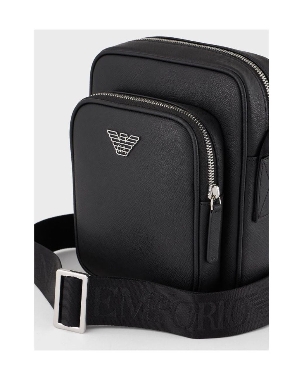 Emporio Armani Black Sustainability Collection Bag for men