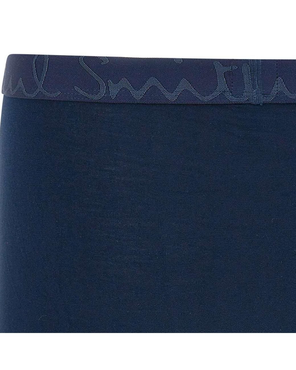 Paul Smith Blue Logo-Waistband Boxers (Pack Of Three) for men