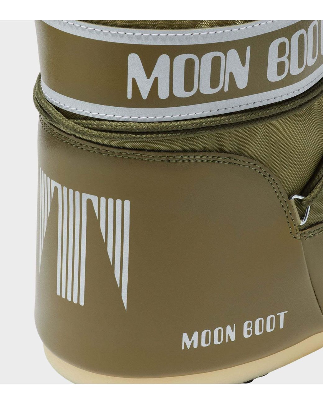 Moon Boot Green Round-Toed Ankle Boots