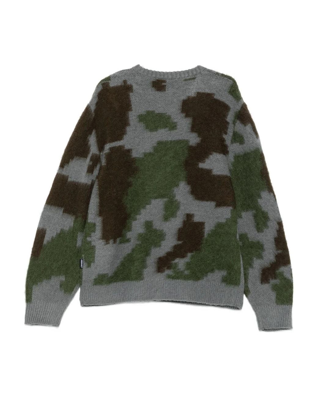 Gramicci Green Camouflage-Pattern Sweater for men