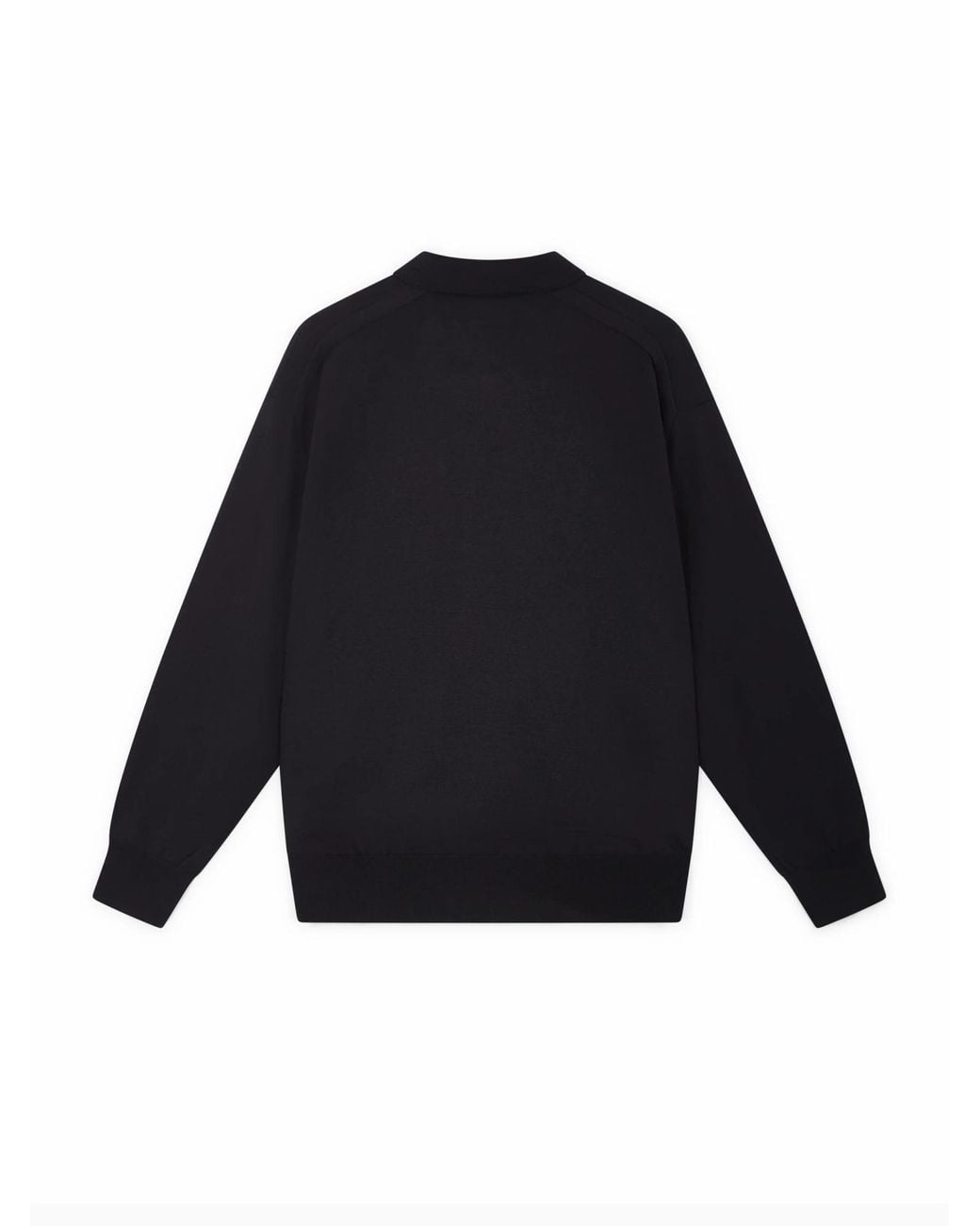 Comme des Garçons Blue Long-Sleeved Polo Shirt for men