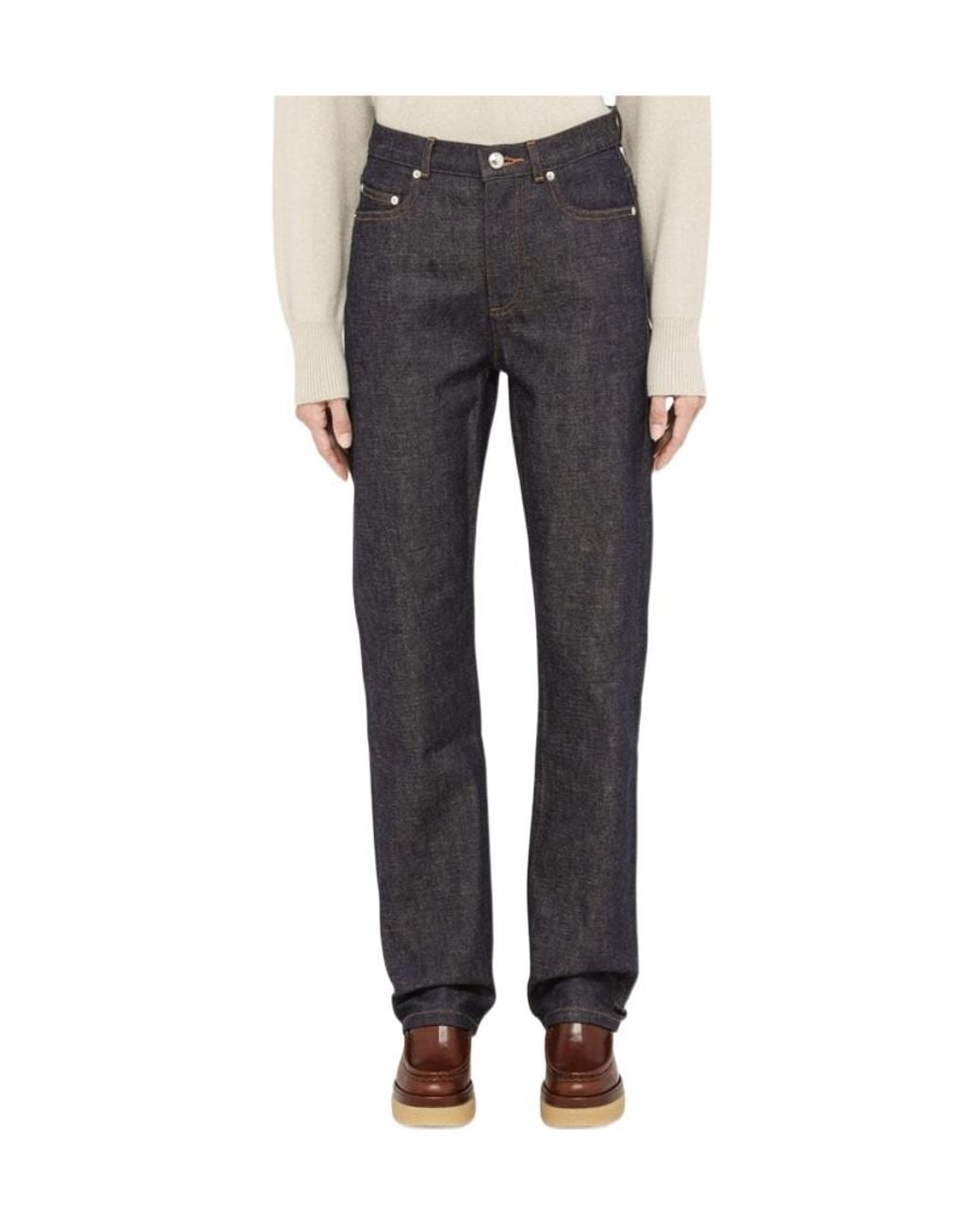 A.P.C. Gray Standard Jeans
