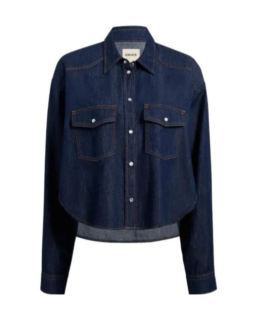 Khaite Blue Grenon Shirt