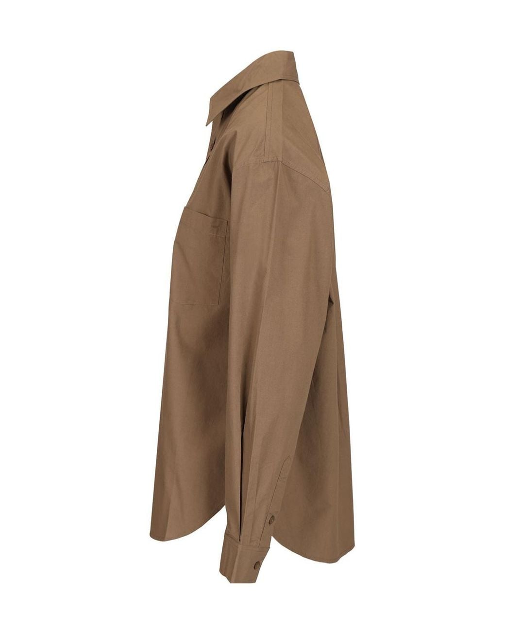 Matteau Brown Relaxed Oversized Shirt