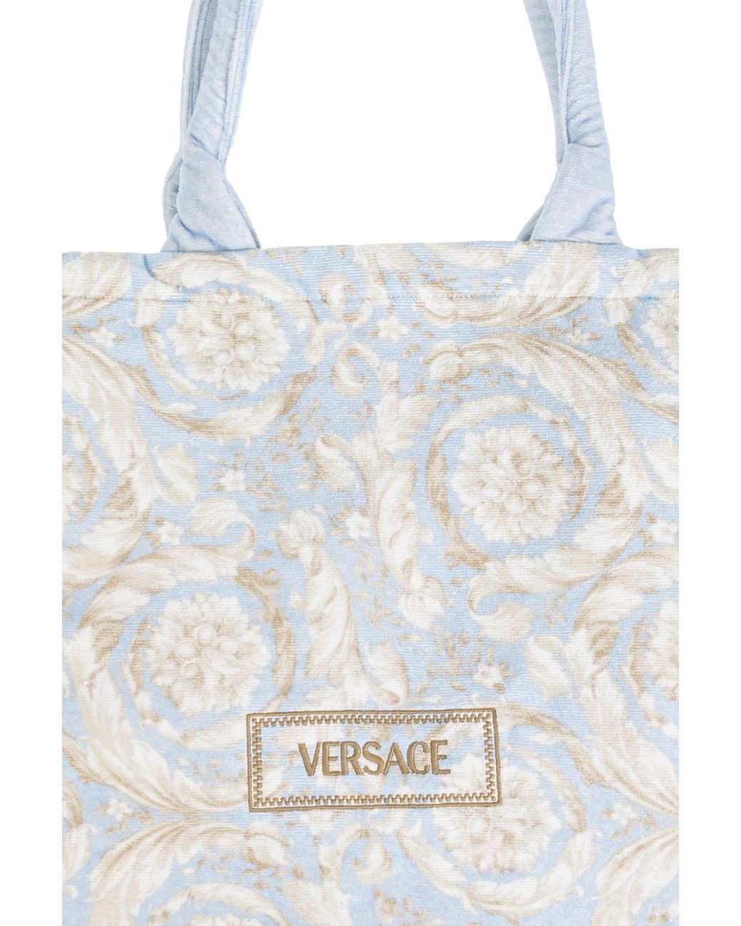 Versace White Rectangular Handbag for men