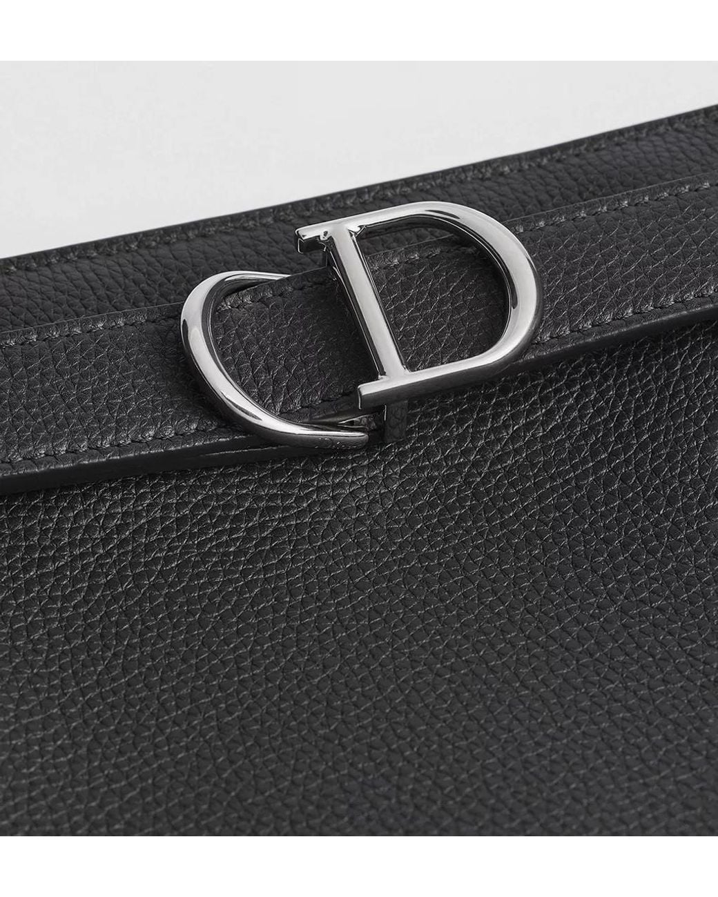 Dior Black Normandie A5 Triangle Pouch for men