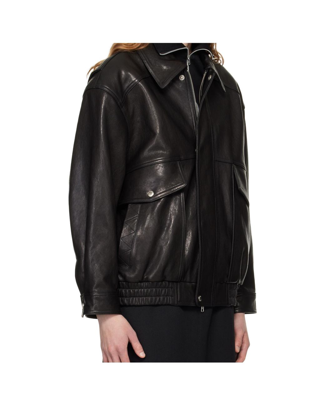 DUNST Black Zip-Front Vegan Jacket for men
