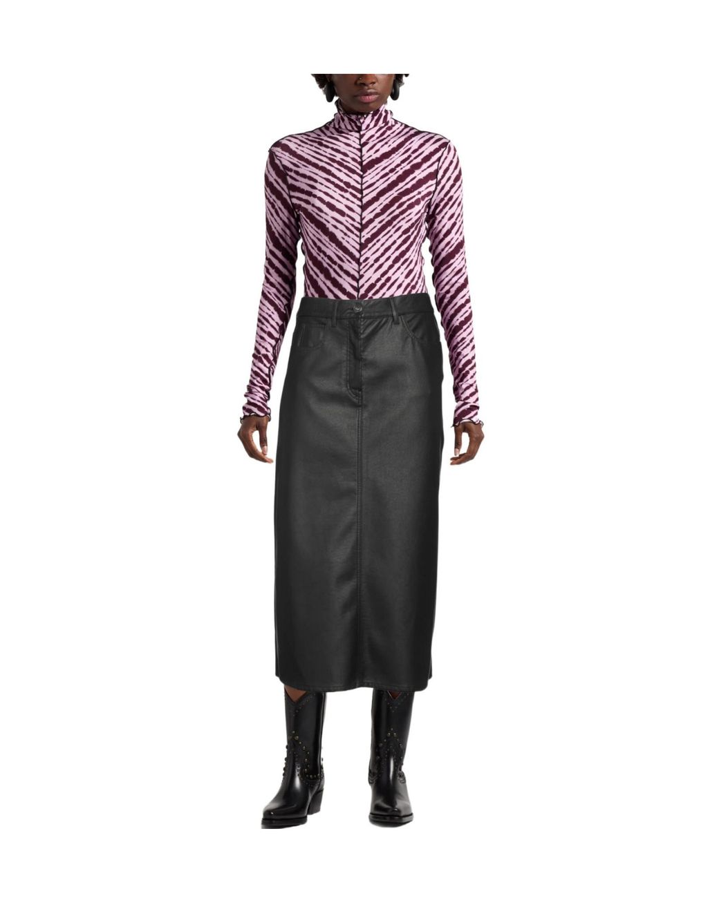 Weekend by Maxmara Black Midi Skirts