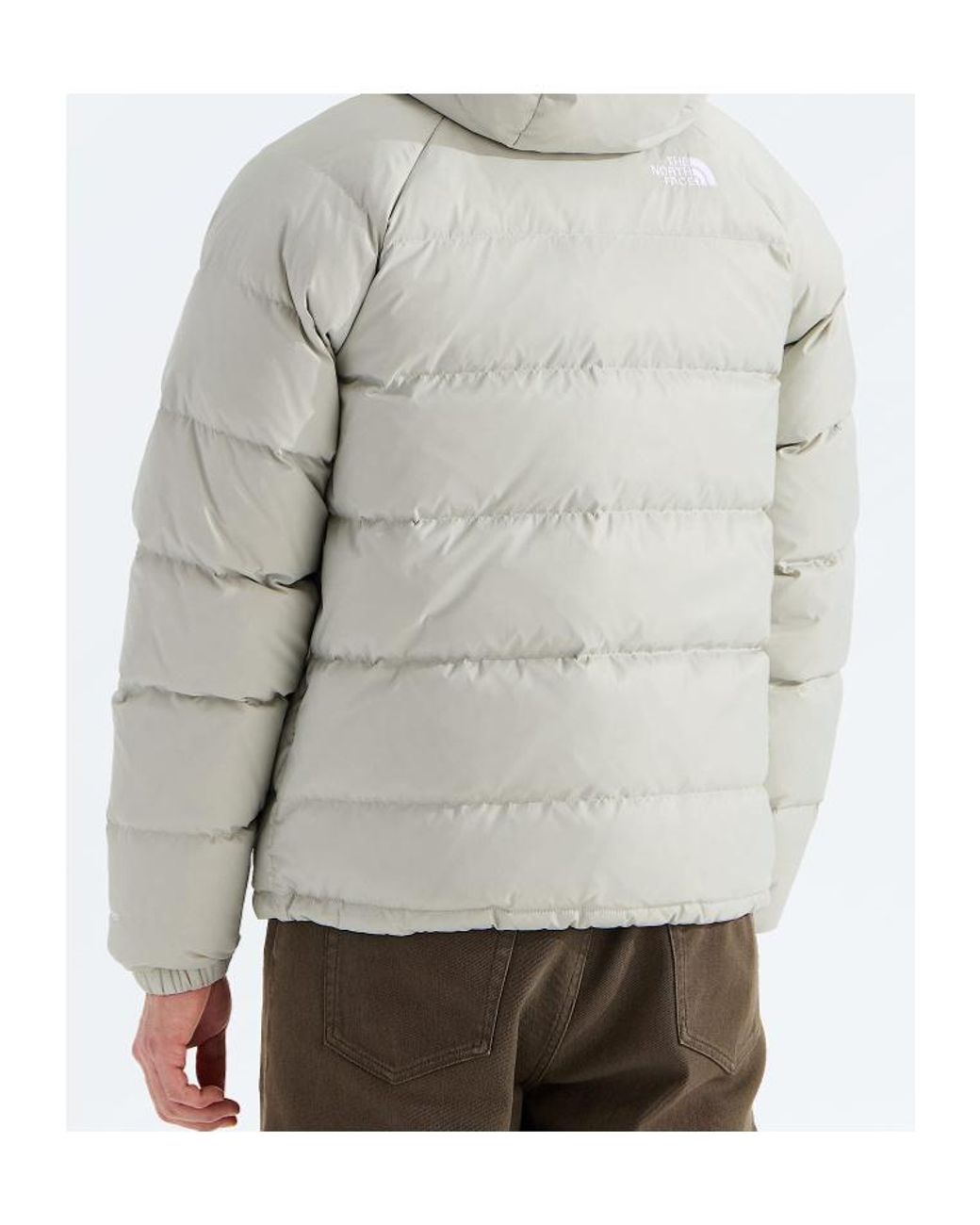 The North Face Gray Hooded Puffer Down Jacket for men