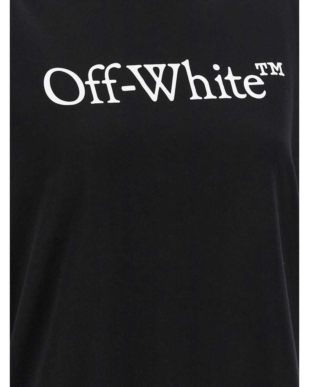Off-White c/o Virgil Abloh Black 'Big Logo Bookish' T-Shirt