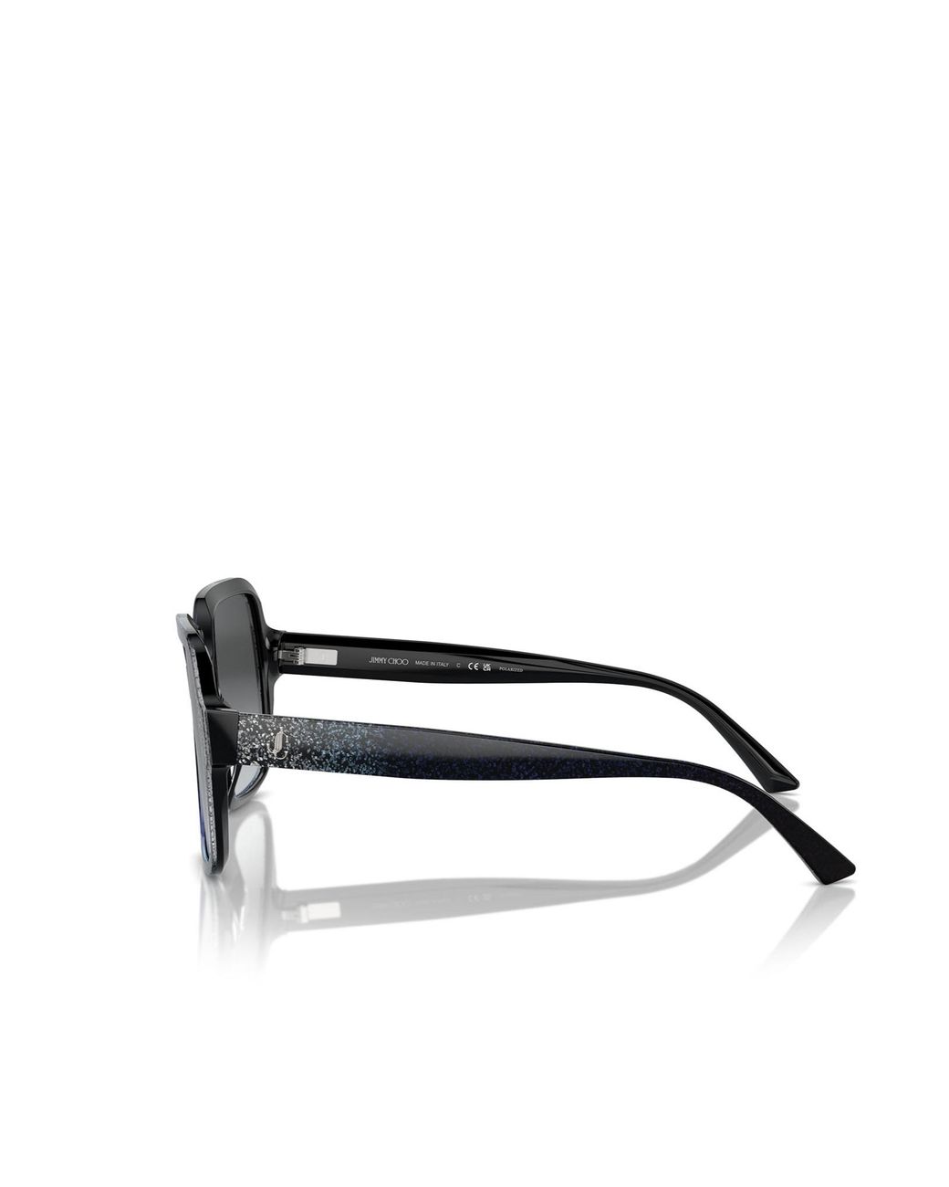 Jimmy Choo Black Eyewear Square Frame Sunglasses