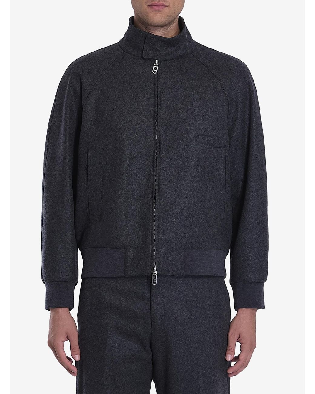 Fendi Gray Jacket for men