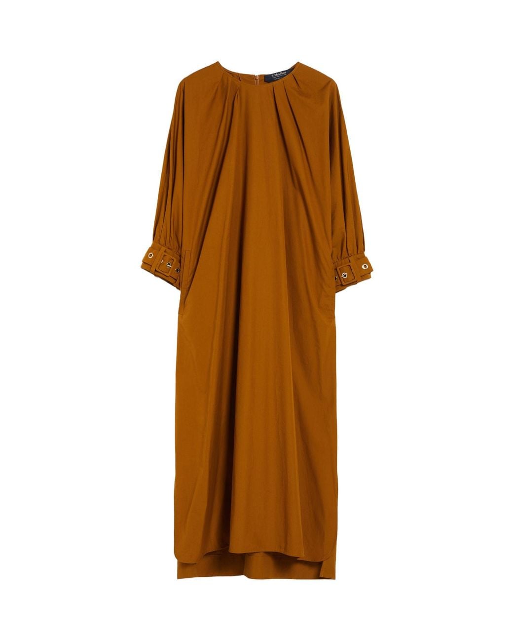 Max Mara Brown 'S Melodie Crewneck Dress