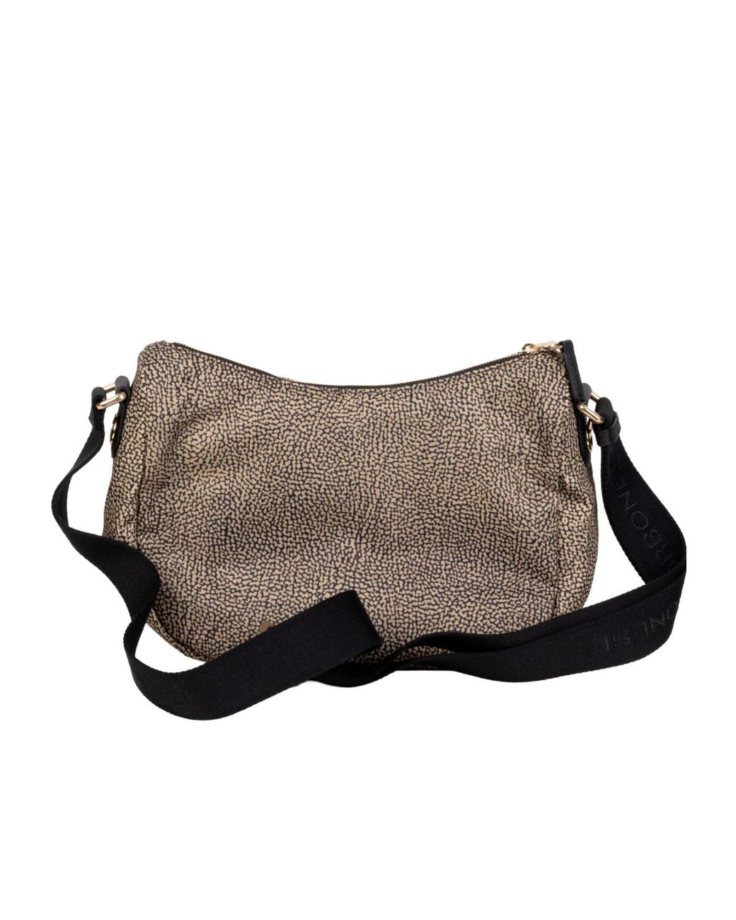 Borbonese Gray Luna Small Hobo Bag