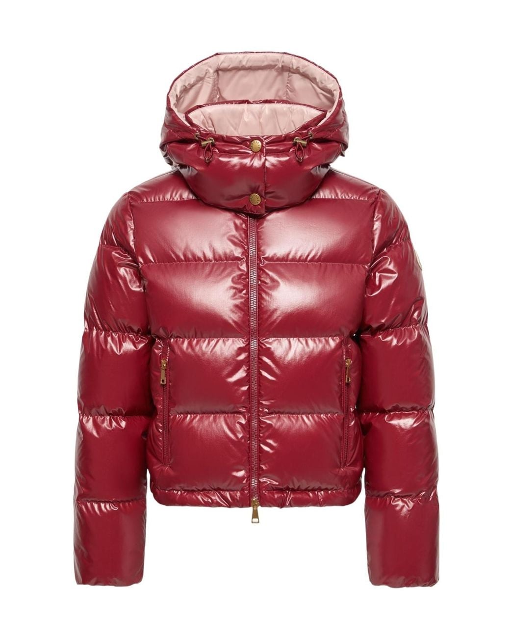 Moncler Red Niveole Short Down Jacket