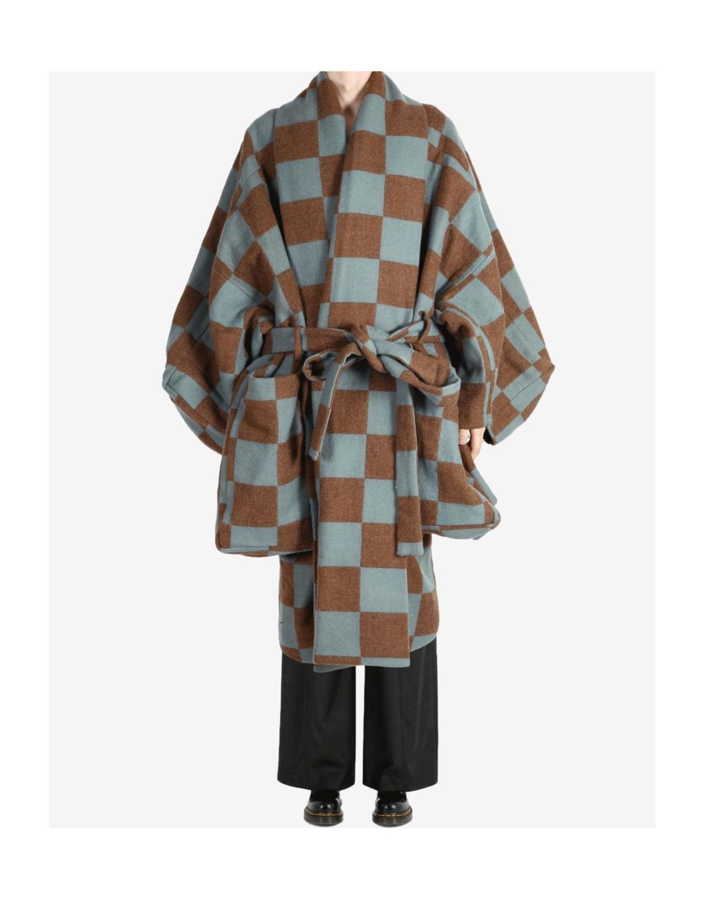 Uma Wang Green Chffo Coat