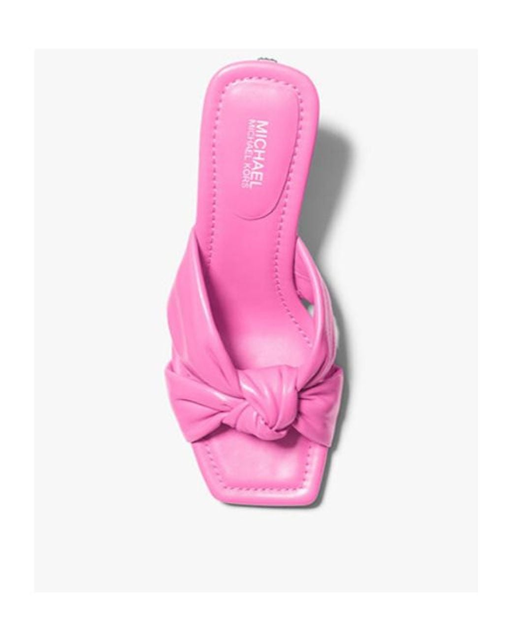 MICHAEL Michael Kors Pink Elena Bow Detailed Sandals