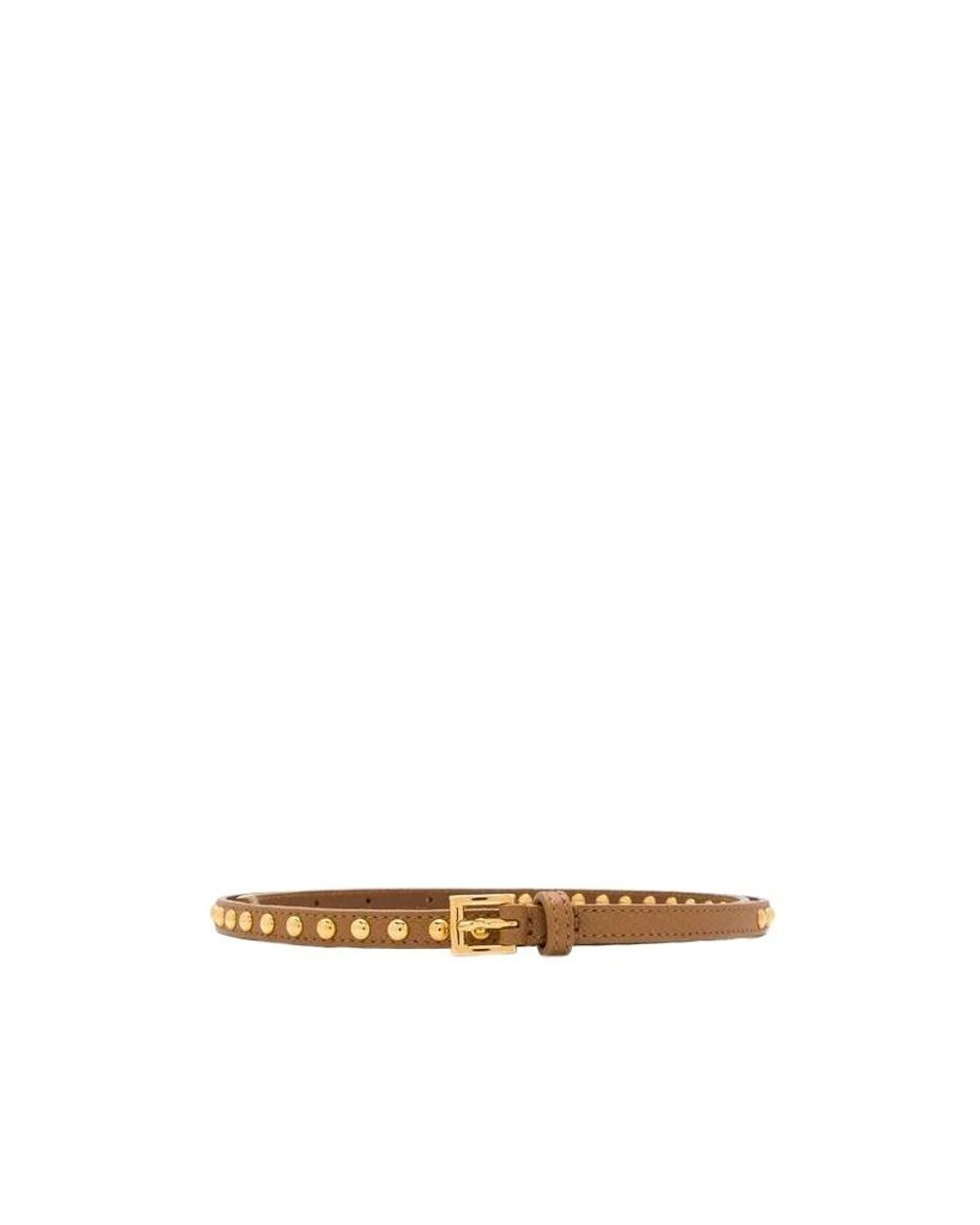 Prada Multicolor Metal Buckle Belt