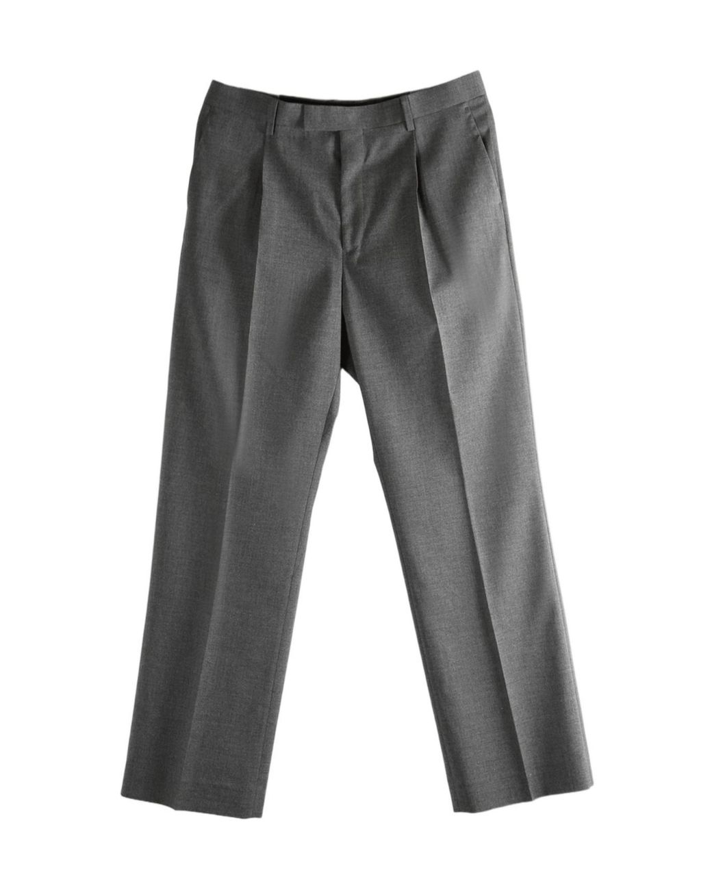 Auralee Gray Summer Twist Pora Slacks for men