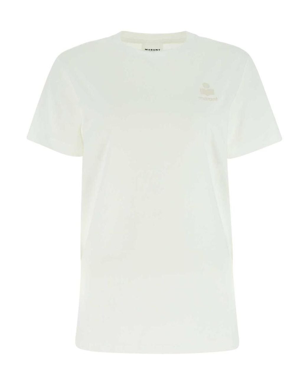 Isabel Marant White Isabel Marant Étoile Aby Crewneck T-Shirt