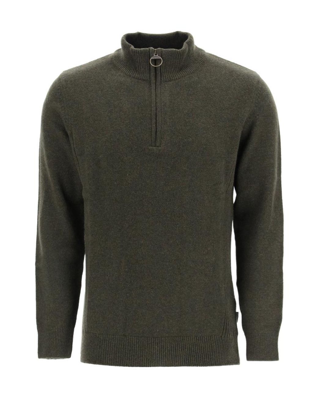 Barbour Green Long-Sleeved Sweater for men