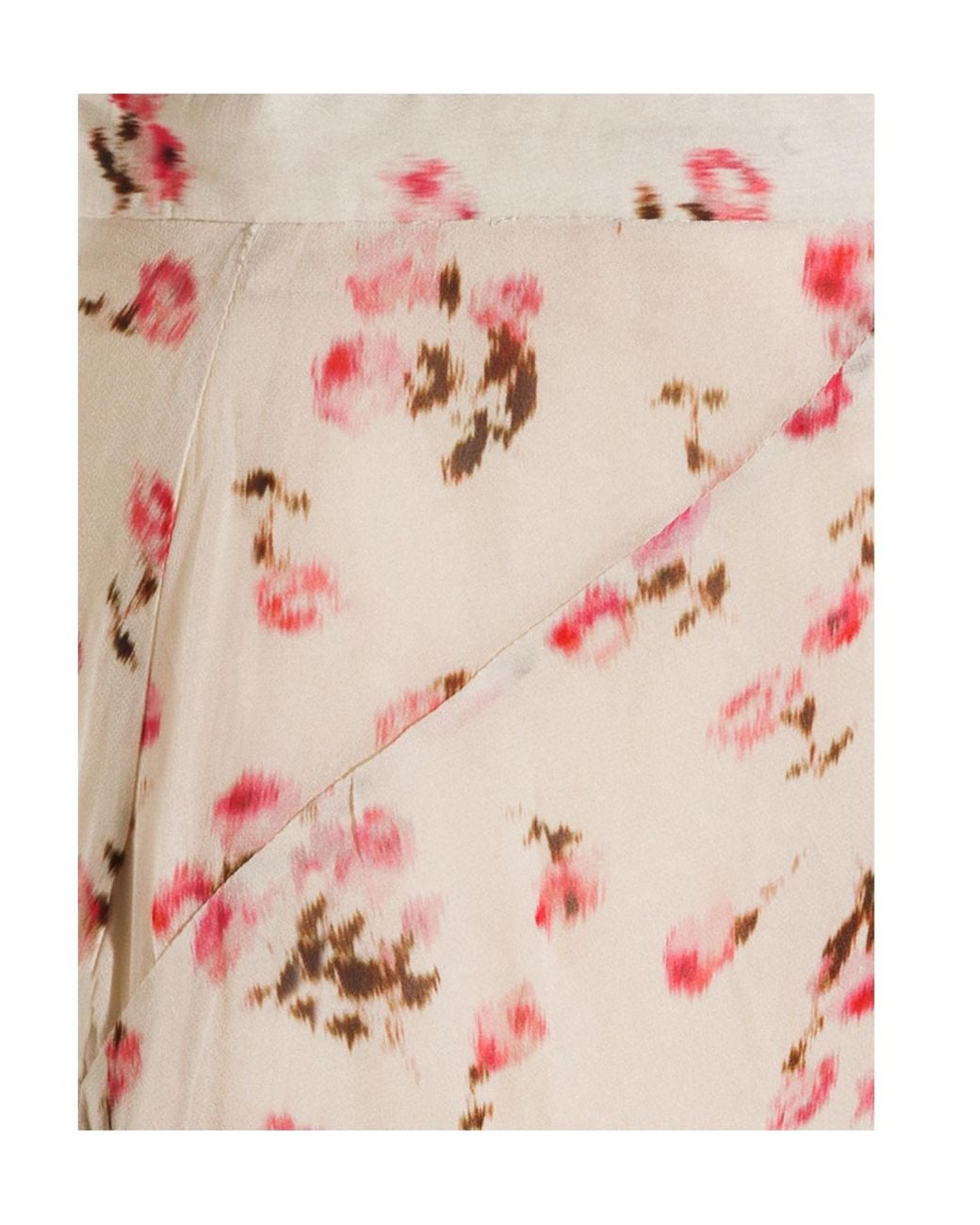 Isabel Marant Natural Isabel Marant Étoile Asymmetric Printed Skirt