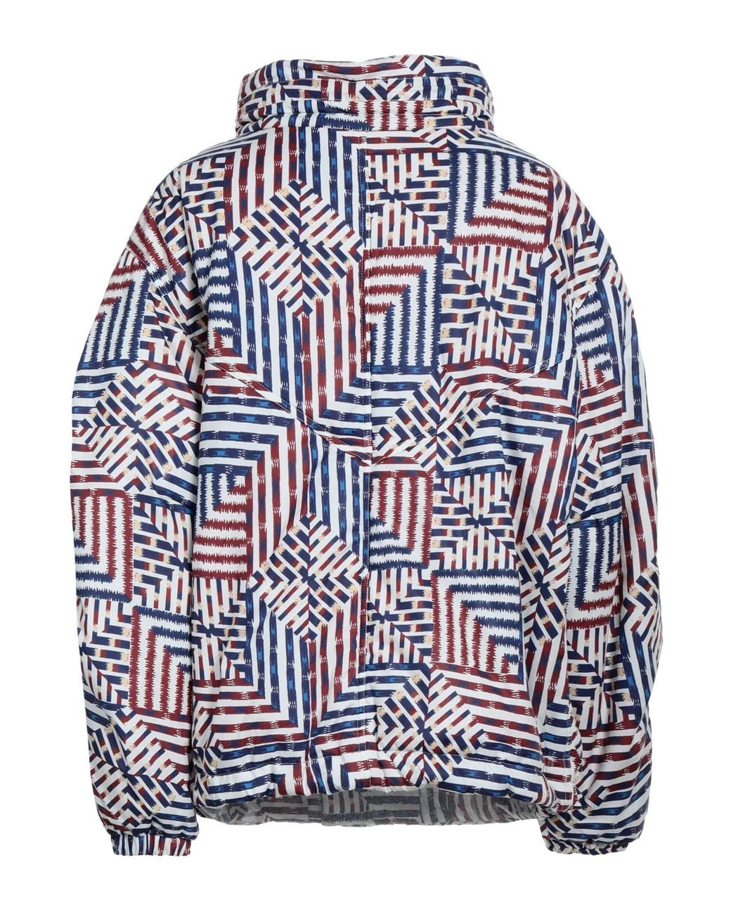 Isabel Marant Blue Two-Tone Printed Down Jacket