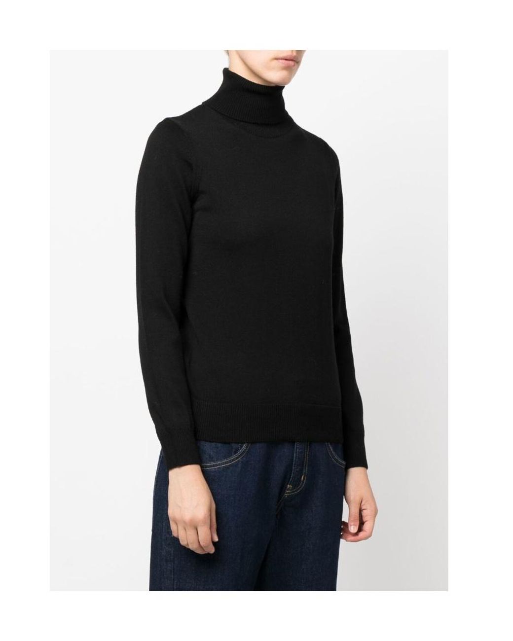 A.P.C. Blue Sandra Roll-Neck Sweatshirt