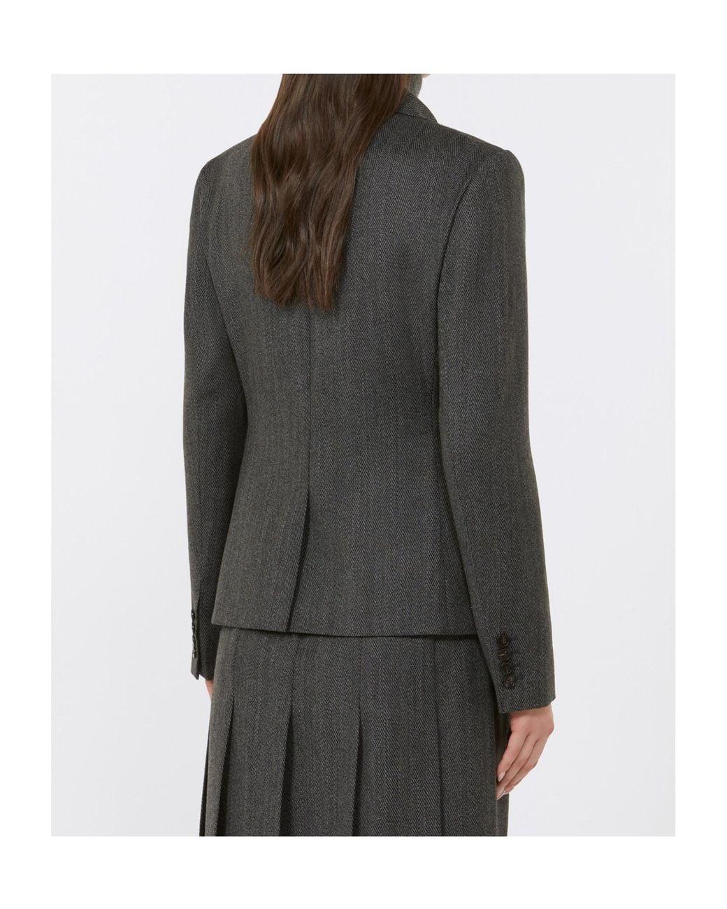 Max Mara Black Studio Panino Single-Breasted Jacket