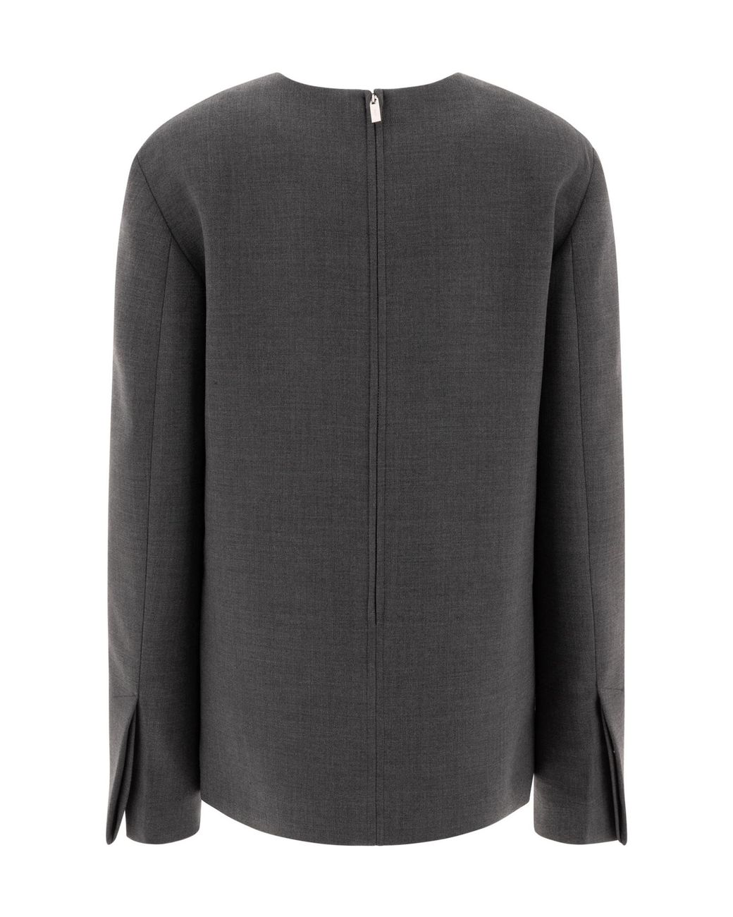 Totême Black Totême Long-Sleeved Zipped Blouse