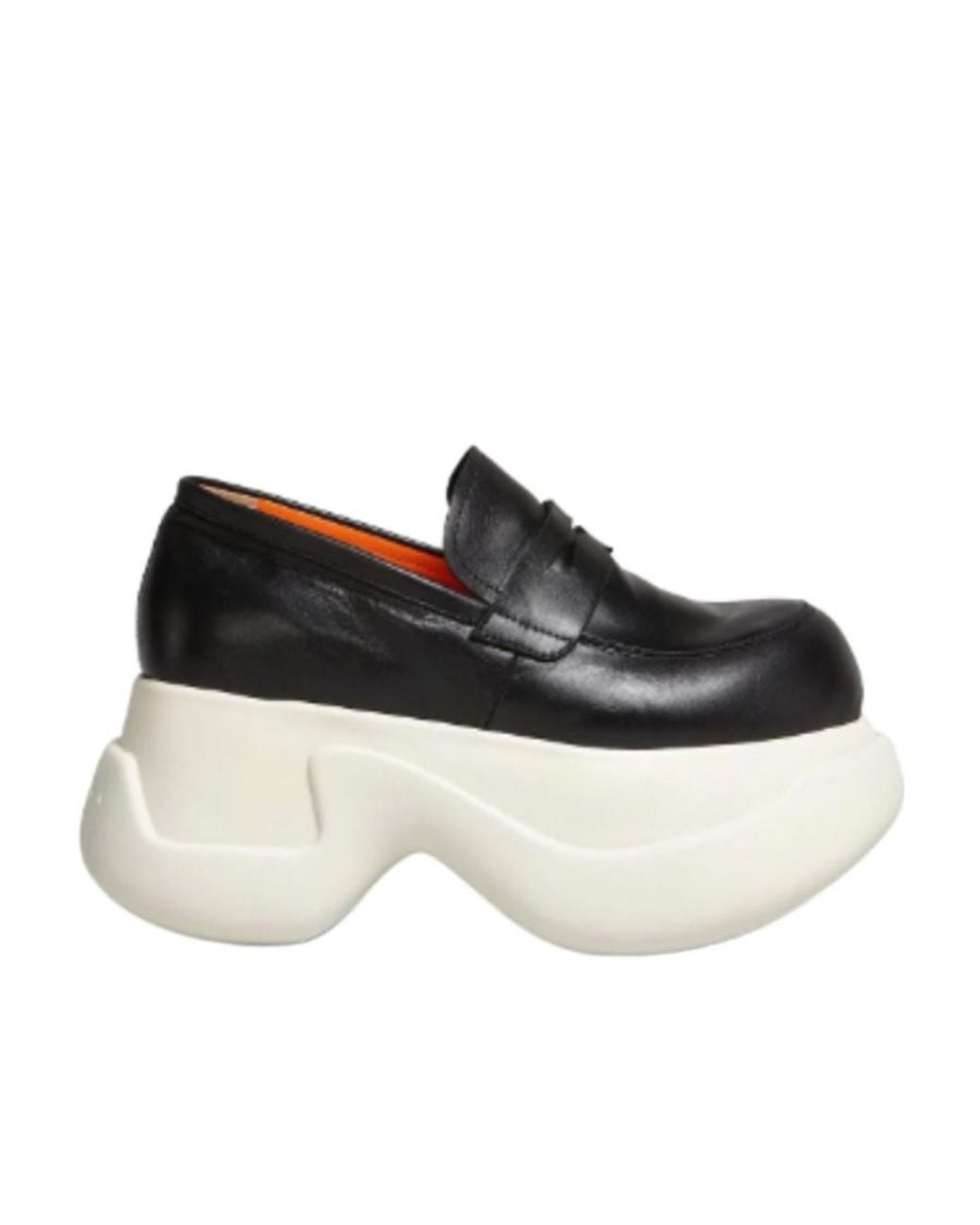 Marni Black Leather Aras 23 Chunky Mocassin