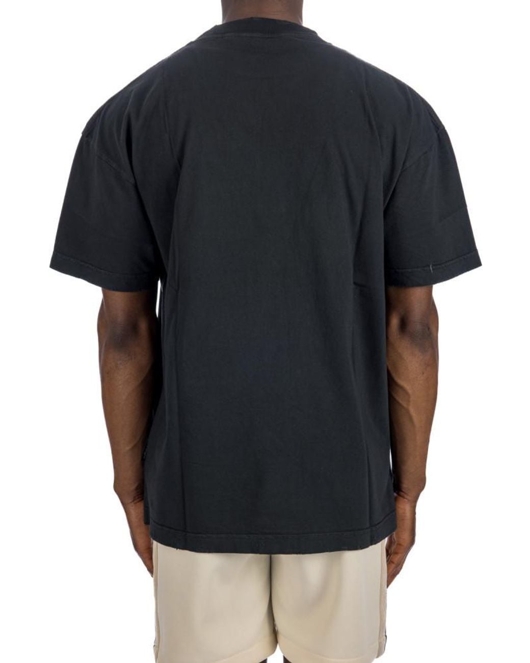 Palm Angels Multicolor Crazy Mouth Straight Hem T-Shirt for men