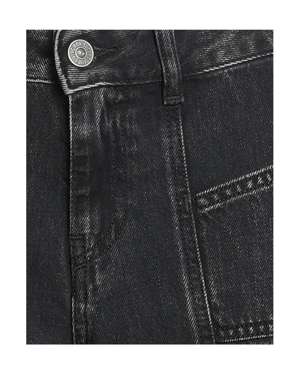 DIESEL Black Denim Trousers