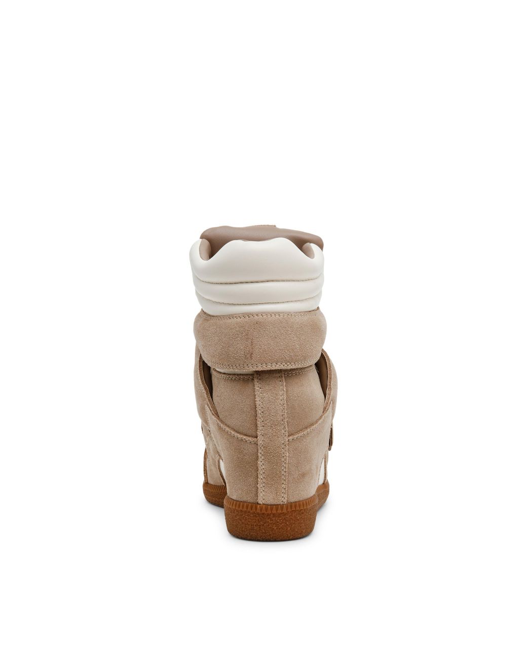 Steve Madden Brown Mavis Suede Wedge Trainers